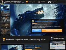 Tablet Screenshot of jogos-mmorpg.com